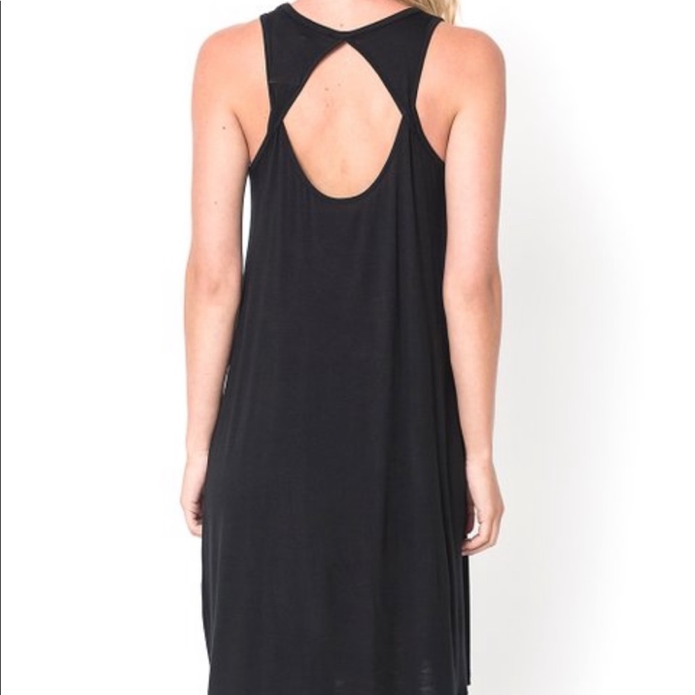 NWT Caralase open cut twist back shift dress XL
